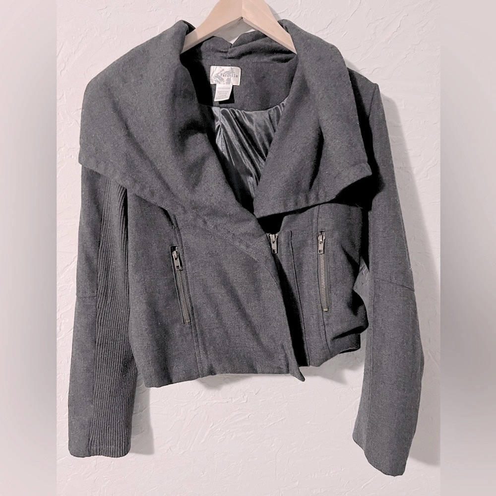 Cropped Moto Jacket By Paraella, L